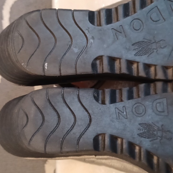 Fly London Yala Metallic Wedge Peep Toe Sandals Women's 41 - Picture 7 of 12